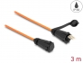 87888 Delock Optical fiber cable LC Duplex to LC Duplex with protective cap multi-mode OM2 IP68 dust and waterproof 3 m