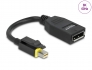 65978 Delock Mini DisplayPort 1.4 – DisplayPort adapter retesszel záró funkcióval 8K 60 Hz