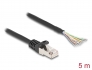 80208 Delock Cable RJ50 male to open wire ends S/FTP 5 m black
