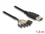 83787 Delock Convertisseur USB 2.0 à Serial LVTTL avec tête femelle à 6 broches de 1,80 m (3,3 V)