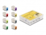 87896 Delock Keystone Modul RJ45 jack to LSA Cat.6A toolfree assorted colours set 8 pieces