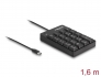 12108 Delock USB Type-C™-knappsats, 19 tangenter (svarta)