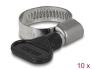 19450 Delock Butterfly Hose Clamp 16 - 25 mm 10 pieces black