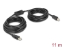 82915 Delock USB 2.0-s kábel A-típusú csatlakozódugóval > USB 2.0-s, B-típusú csatlakozódugóval, 11 m