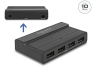 64053 Delock Externer USB 3.2 4 Port Hub mit 10 Gbps