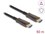 86034 Delock Aktivní optický kabel HDMI s kovovým pancéřováním, 8K 60 Hz, 50 m