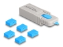 20923 Delock USB Port Blocker Set für USB Typ-A Buchse 5 Stück + Verschlusswerkzeug 