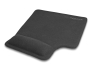 12111 Delock Tapis de souris ergonomique avec repose-poignet en gel, pour gaucher, noir