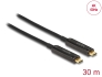 84132 Delock Cable de vídeo USB-C™ óptico activo 4K 60 Hz 30 m 