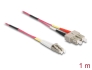84680 Delock Cable Optical Fibre LC > SC Multi-mode OM4 1 m