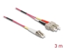 84682 Delock Cable Optical Fibre LC > SC Multi-mode OM4 3 m