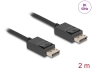 80493 Delock DisplayPort cable 16K 30 Hz / 8K 60 Hz 40 Gbps 2 m