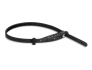 20930 Navilock Univerzální bezpečnostní kabelový úvazek s kombinačním zámkem – D 410 x Š 10 mm, černý