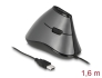 12527 Delock Εργονομικό ποντίκι με οπτικό πλήκτρο-5 USB