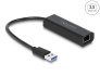 66299 Delock Αντάπτορας USB τύπου-A αρσενικός προς 2,5 Gigabit LAN
