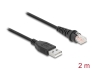 90611 Delock Câble de scanneur de code-barres RJ50 vers USB 2.0 Type-A, 2  m