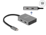 64249 Delock USB 10 Gbps 4 porturi USB Type-C™ Hub cu conector USB Type-C™
