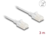 80361 Delock RJ45 Network Cable Cat.6A plug to plug with robust latch for industrial use U/UTP Slim 3 m white