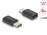 60237 Delock USB Adapter 40 Gbps USB Type-C™ PD 3.1 240 W port saver męski na żeński 8K 60 Hz