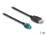 90563 Delock Kábel HSD Z hüvely - A-típusú USB 2.0 hüvely 1 m