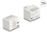 41479 Delock Μονάδα Keystone με 2 x USB Type-C™ Θύρες Φόρτισης PD 20 W σε λευκό χρώμα
