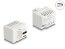 41478 Delock Keystone Module with USB Type-A and USB Type-C™ Charging Port PD 20 W white