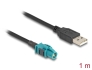 90534 Delock Cable HSD Z hembra a USB 2.0 Tipo-A macho 1 m
