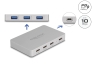 64279 Delock 7 Port USB Hub with 4 x USB Type-C™ female and 3 x USB Type-A female with PD 82 W