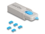 20925 Delock Set di bloccaggio porte Micro USB per Micro USB femmina 5 pezzi + strumento di blocco