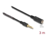 85733 Delock Extension Cable Stereo Jack 3.5 mm 5 pin male to female 3 m black