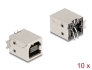 67038 Delock Σύνδεσμος USB 2.0 Τύπου-B θηλυκό 4 pin SMD για τοποθέτηση συγκόλλησης 10 τεμάχια