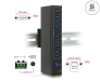 63919 Delock External Industry Hub 10 x USB 3.0 Type-A with 20 kV ESD protection