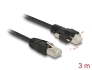 85669 Delock GigE Camera Cable RJ45 plug to RJ45 plug with screws Cat.6 S/FTP 3 m