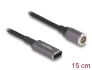 80781 Delock Câble de chargement de laptop USB Type-C™ femelle à connecteur magnétique 8 broches, 15 cm