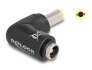 80795 Delock DC Adapter 5.5 x 2.5 mm male to 5.5 x 2.5 female 90° angled