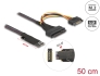 62984 Delock M.2 Key M to U.2 SFF-8639 NVMe Adapter with 50 cm cable
