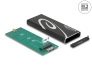 42007 Delock Carcasa externa SuperSpeed USB para SSD M.2 SATA Clave B