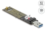 64069 Delock M.2 NVMe PCIe SSD átalakító USB 3.1 Gen 2-vel