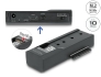 64253 Delock Convertidor USB Type-C™ para 1 x SSD M.2 o 1 x SATA SSD / HDD