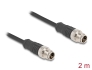 80864 Delock M12 Cable X-coded 8 pin male to male PVC 2 m
