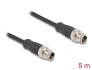 80865 Delock M12 Cable X-coded 8 pin male to male PVC 5 m