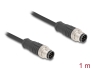 80806 Delock M12 Cable A-coded 8 pin male to male PVC 1 m