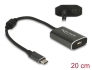 62990 Delock Adaptador USB Type-C™ macho > mini DisplayPort hembra (modo DP Alt) 4K 60 Hz con función PD