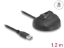 64271 Delock Magnetna baza USB Tipa-A 5 Gbps priključni kabel 1,2 m