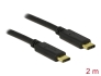 83332 Delock Câble USB 2.0 Type-C vers Type-C 2 m 3 A