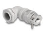 60594 Delock Cable Gland with strain relief and bending protection 90° angled PG11 grey