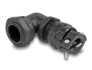 60595 Delock Cable Gland with strain relief and bending protection 90° angled PG13.5 black