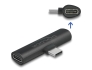 64114 Delock Adaptér USB Type-C™ na 2 x USB Type-C™ PD, černý