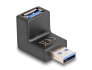 65340 Delock Adapter USB 3.0 Stecker-Buchse gewinkelt 270° vertikal