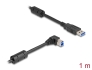 81108 Delock USB 5 Gpbs Kabel Typ-A hane till Typ-B hane 90° högervinklad 1 m
